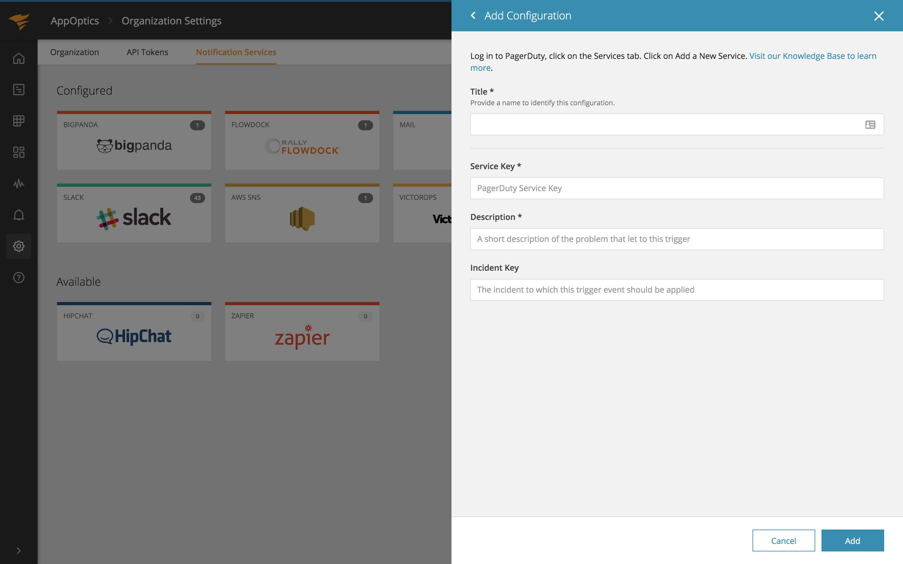 PagerDuty — AppOptics Knowledge Base