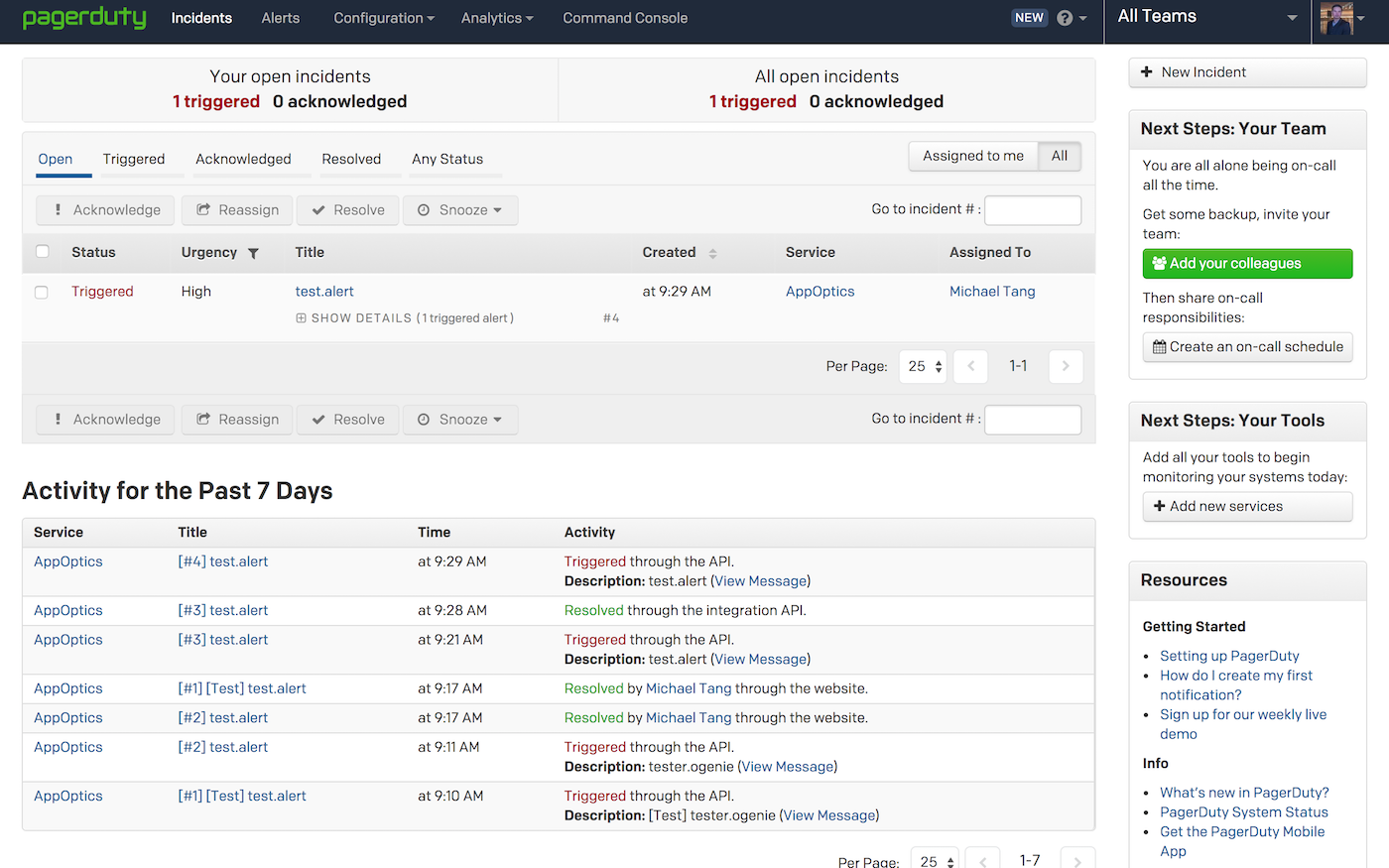 PagerDuty — AppOptics Knowledge Base